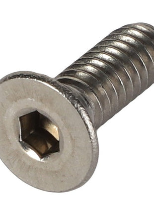 A close-up view of the AGCO Hex Socket Head Flat Countersunk Bolt (Acp0007640) with a threaded body. No current product description available.