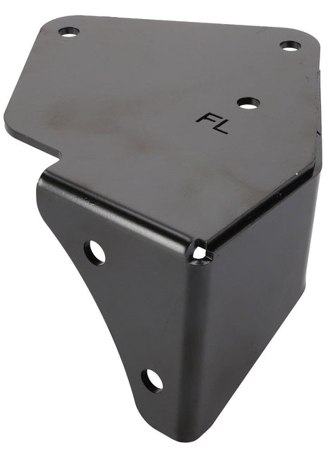 An AGCO Support - Acp0328930 metal bracket is shown, featuring the letters "FL" and several holes for mounting or attachment purposes.