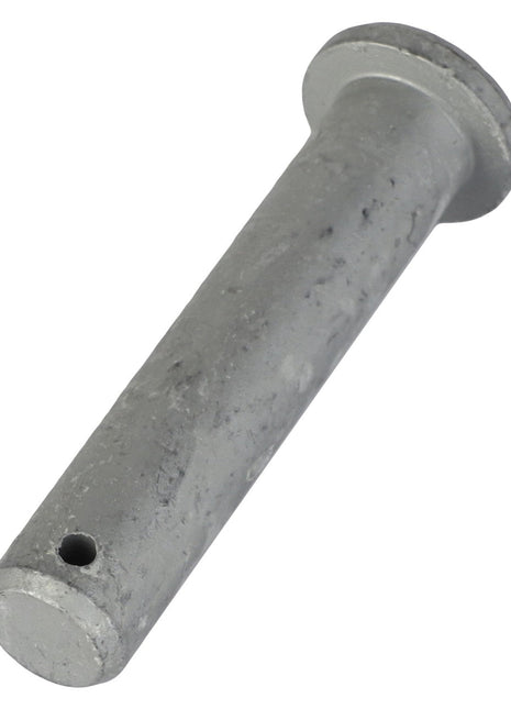 The AGCO Clevis Pin (Acw1955270) is a cylindrical metal pin featuring a flared head and a small hole near the opposite end; additional product description information is currently unavailable.