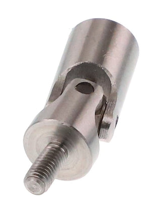 The AGCO | BALL JOINT - AL5020212 from AGCO is a cylindrical metal component featuring a threaded bolt protruding from one end and a drilled hole through the middle. No additional product description information is available.