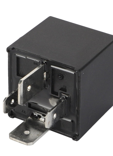 A black 4-pin automotive relay with metal terminals from AGCO, model Acp0623680. No current product description available.