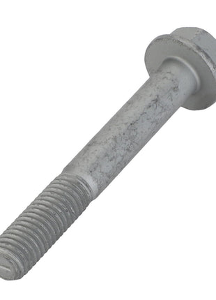 A single AGCO | Hex Flange Head Machine Screw - Acx2410640 with a partially threaded shaft, made from metallic material, shown on a white background. No current product description information is available.