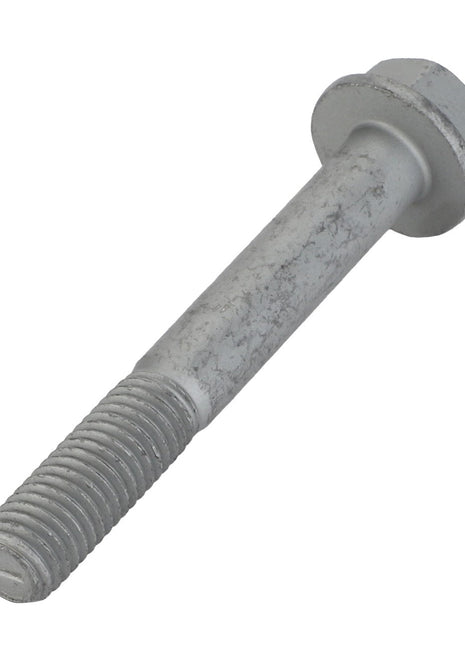 A single AGCO | Hex Flange Head Machine Screw - Acx2410640 with a partially threaded shaft, made from metallic material, shown on a white background. No current product description information is available.