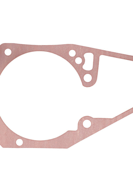 Introducing the AGCO | Seal - F119200710100: a high-quality, thin, brown gasket featuring multiple holes and an irregular shape, ideal for sealing mechanical components to prevent fluid leaks.