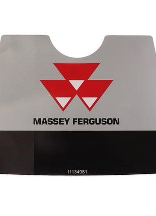 A gray and black AGCO sign featuring the brand's red triangular logo and the number "AL11134981" at the bottom center. No current product description information is available.