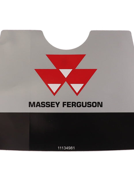 A gray and black AGCO sign featuring the brand's red triangular logo and the number "AL11134981" at the bottom center. No current product description information is available.