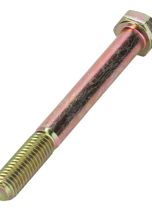 The AGCO Hex Cap Screw - La16044721 is a metal hex bolt with a threaded end and a sleek metallic finish. Specifically designed for fastening applications, this durable bolt features a hexagonal head. The current product description does not fully capture its versatility and robustness.