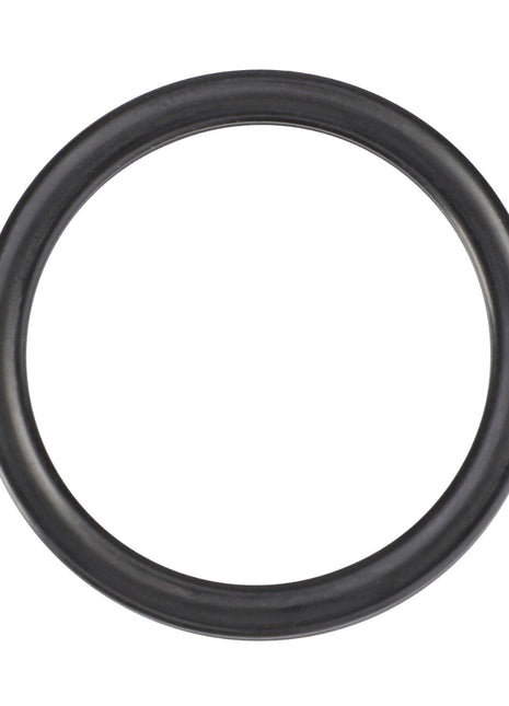 A black rubber O-ring with a circular shape, viewed from above, on a white background. This item is the AGCO Sealing Washer - F716150070060 by AGCO. Additional product description information is currently unavailable.