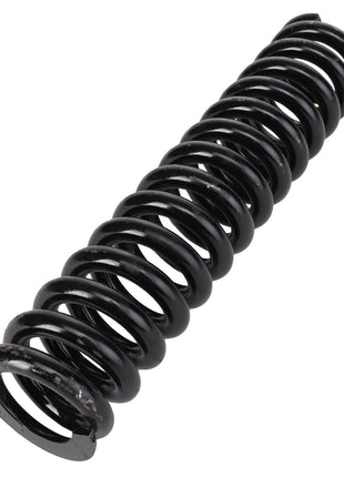 An AGCO SPRING - EP1549, made of black metal with a coiled design, is shown resting vertically against a white background. There's no additional product description available at this time.