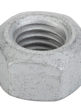 A close-up image of the AGCO Hex Top Lock Nut (model number Acw1061390) with a threaded interior is shown.