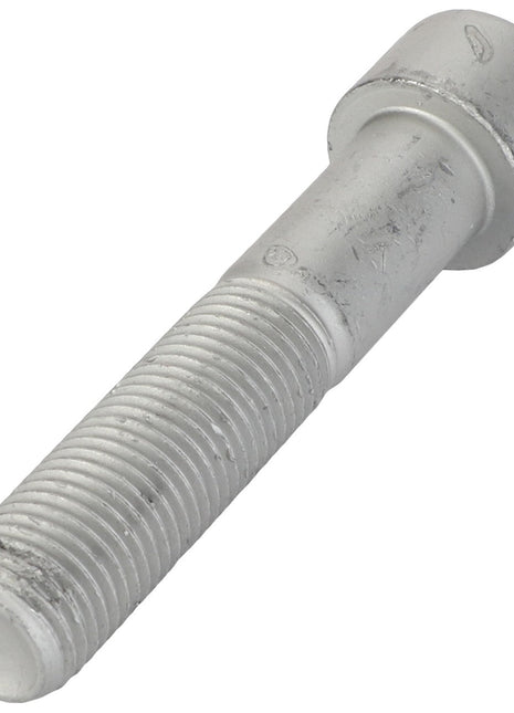 A close-up of the AGCO | Hex Socket Screw - La14312324, highlighting its threaded shaft and showcasing the precision and durability of this metal fastener.
