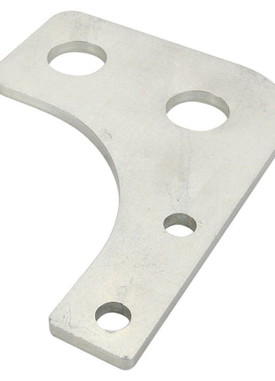 The AGCO bracket (AL60104295) is a flat, metallic component featuring three circular holes and one semi-circular edge, designed for mechanical or structural support. No additional product description information is currently available.