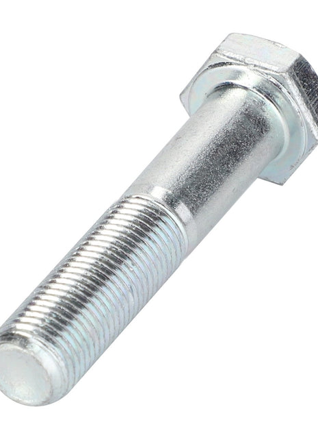 A close-up image of the AGCO Hexagonal Head Bolt - La15541021 with a silver metallic finish. The bolt features a threaded shaft and a hexagonal head. Product description not available.