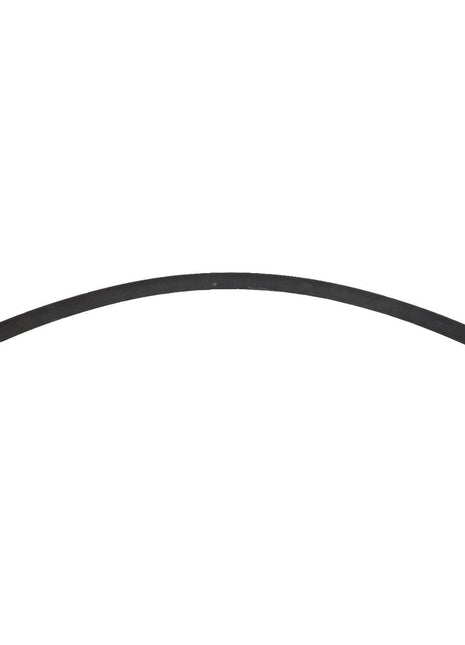 Introducing the AGCO | HOSE - AL9031566 from AGCO: A flexible black hose with metal fittings on both ends, slightly curved. No current product description information is available.