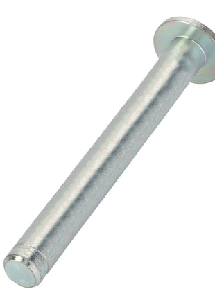 The AGCO | Pin - Acp0419210 is a metallic cylindrical rod with a flat head on one end and a rounded tip on the other, commonly utilized for mechanical or industrial applications. No current product description is available.