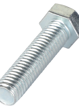 The AGCO Bolt - Acp0026250, featuring a silver hex head and threaded shaft, is displayed against a plain white background, but is not available for immediate purchase.