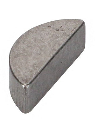 No current product description available for the AGCO Key - La10220220, a metallic semicircular object resembling a half-cylinder.