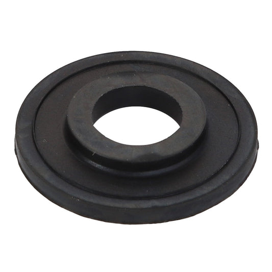 A flat, black rubber AGCO gasket (Product Code: 0.009.0422.0) with a hole in the center, viewed from an angle. No Current Product Description Available.