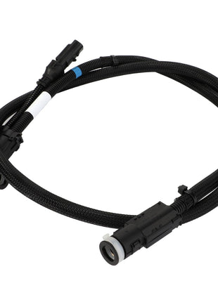 An image of the AGCO | Def Hose - Acw7292760, a black automotive wiring harness with connectors at both ends, typically used for connecting electrical components in a vehicle. No current product description information is available.