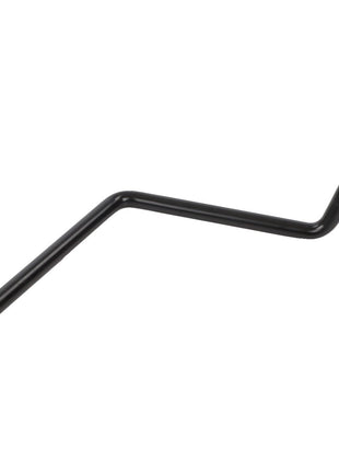 Product Description: The AGCO | Gear Lever - Acp0337200 is a black metal Z-shaped tube with threaded ends, perfect for automotive or mechanical applications.