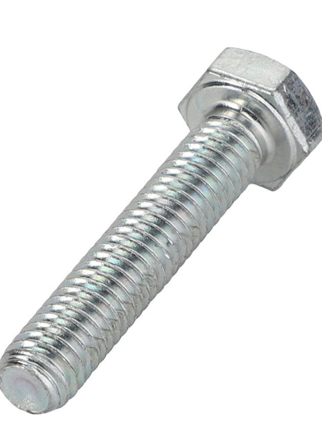 A close-up image of the meticulously detailed AGCO Screw - La14441631 with a finely threaded shaft.