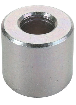 A detailed close-up image of the AGCO | Bush - Acp0427930, a metallic cylindrical spacer with a central hole. Please note that there is no current product description available for this item.