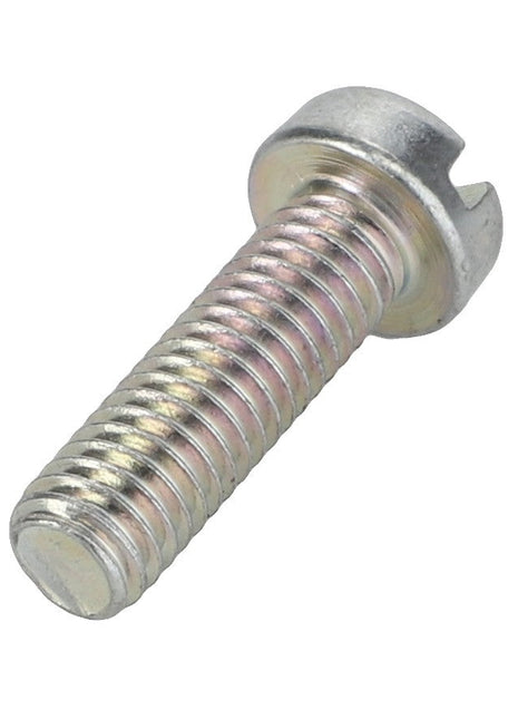 The AGCO | Bolt - Acp0417620, designed by AGCO, is a metal screw with a slotted head and threaded body, suitable for any project where no current product description is available.