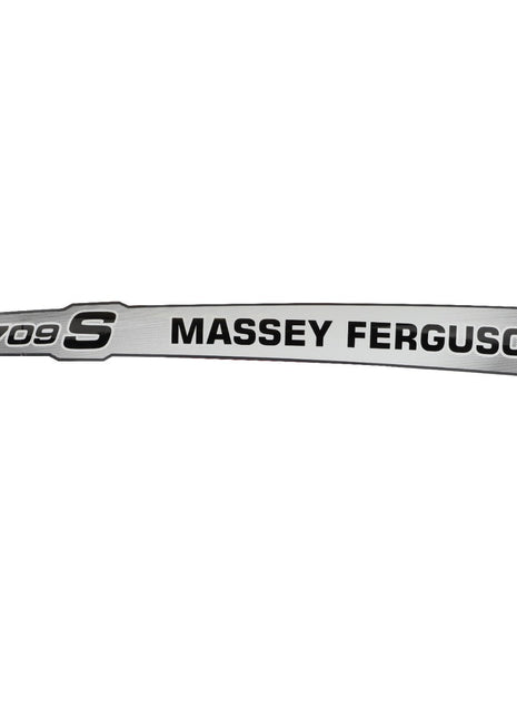 A silver badge displaying "5709S MASSEY FERGUSON" in bold black letters. The product name is AGCO's Decal, model number Acw3587410. No current product description information is available.
