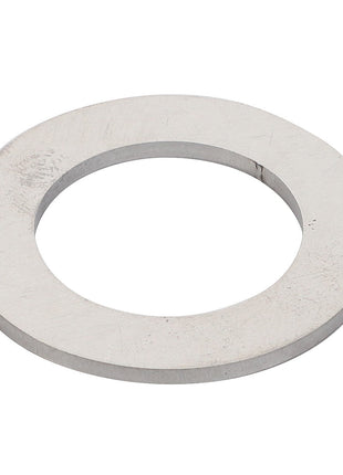 A flat, circular metal washer with a hole in the center. Product Name: AGCO | Disc - F178302020312 by AGCO.