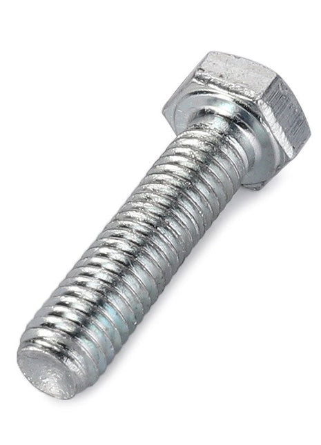 A detailed close-up image of the AGCO HEX CAP SCREW - LA10978021, featuring a metallic finish with threads along most of its length and a hexagonal head. No current product description information is available.