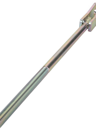The AGCO Tightener - Acw6789860 is a metal turnbuckle that features a threaded rod on one end and is designed with a double-eye bracket on the other.
