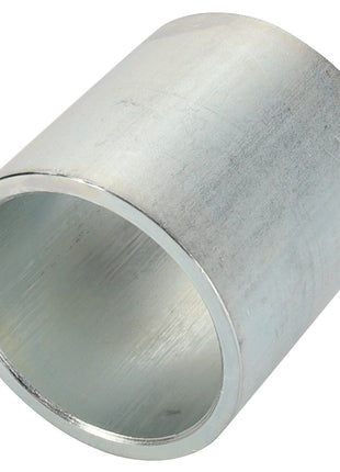 The AGCO | Spacer Bushing - Fel151984 by AGCO is a smooth, cylindrical metal pipe coupling with a silver finish that is open at both ends. No current product description available.