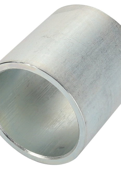 The AGCO | Spacer Bushing - Fel151984 by AGCO is a smooth, cylindrical metal pipe coupling with a silver finish that is open at both ends. No current product description available.