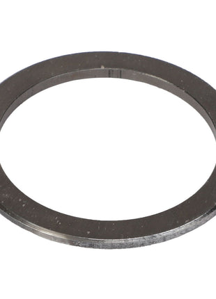 A flat, circular metal washer with a central hole, identified as the AGCO | SPACER - AG707348 by the brand AGCO, is displayed on a white background.
