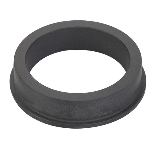 The AGCO INSERT - D28283000 is a black, circular rubber grommet featuring a wide outer lip and a hollow cylindrical shape. No further product description information is currently available.
