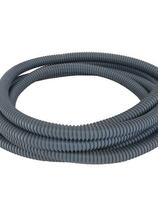 A coiled gray corrugated flexible hose, AGCO | HOSE - D28782172 by AGCO, though detailed product description information is currently unavailable.