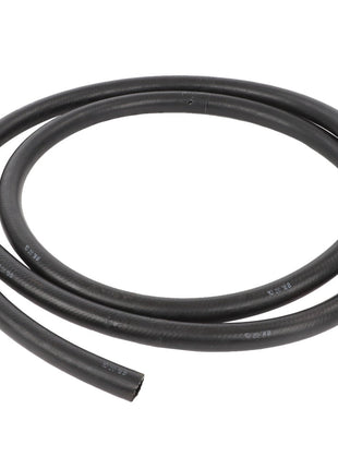 A coiled black rubber hose from AGCO, specifically the Hose - Acw6187920, is depicted. The hose features a smooth surface, and both ends are visible. No additional product description information is available at this time.
