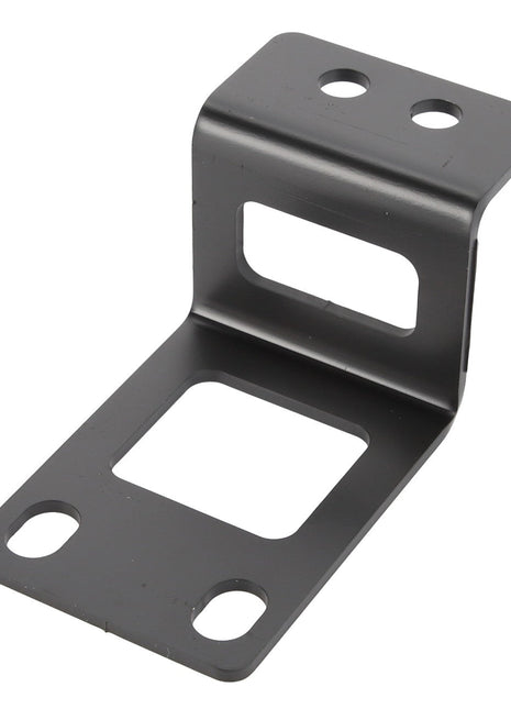 The AGCO Bracket - Acw3443480, a sturdy metal bracket from AGCO, features two holes and one rectangular cut-out on each end, designed for mounting or structural support applications. No current product description information is available.