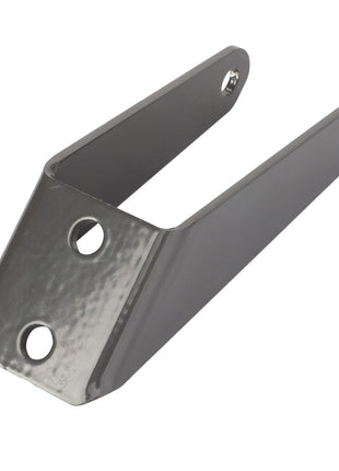 The AGCO | Support - Acx3330270, a metallic U-bracket with two circular holes on each side and one circular hole on the base, is currently listed without any additional product description information.