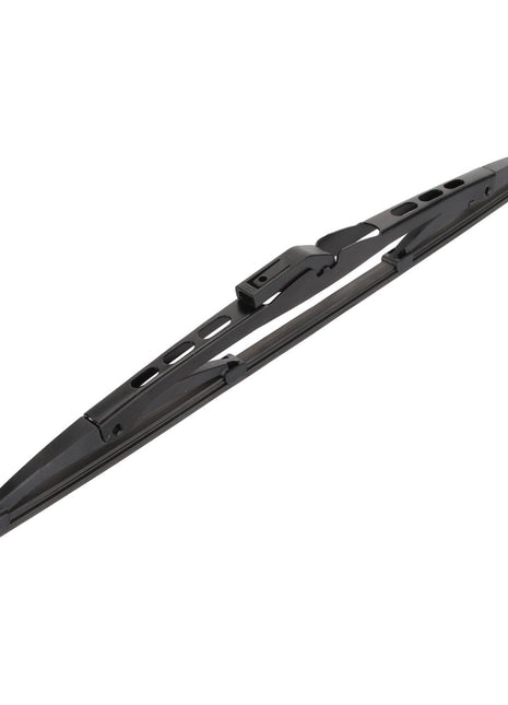 Introducing the AGCO Wiper Blade - 0.010.1826.0, a black windshield wiper blade featuring a standard frame and mounting hardware, expertly designed for vehicle use. For more details, please contact our support team.