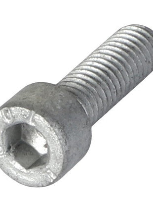 A silver hex socket head cap screw with threading and a smooth cylindrical body, known as the AGCO | Socket Head Setscrew - Acw1494300 by AGCO. Product description information is currently unavailable.