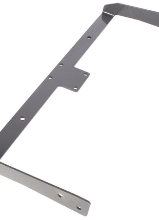 AGCO's Support - Acw2816020 is an L-shaped metal bracket with multiple mounting holes, featuring a sleek black finish.