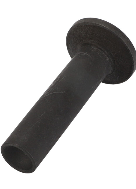 A cylindrical black metal pin with a flat circular head, known as the AGCO Tappet - Acp0676760.