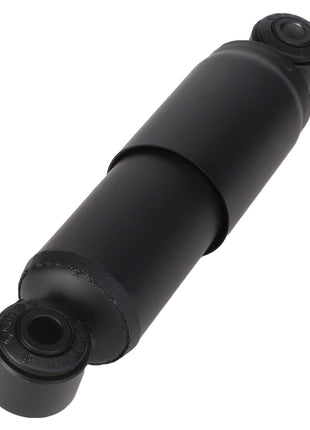 Image of the AGCO | SHOCK ABSORBER - AG725626, a black automotive shock absorber with rubber bushings at both ends, designed to reduce vibrations and enhance ride quality. No current product description information is available.