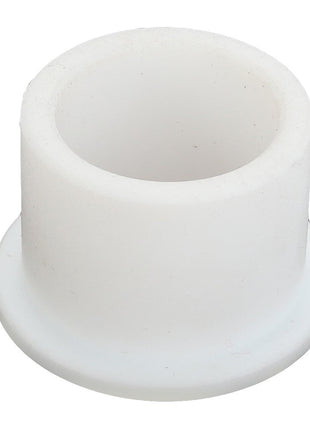 AGCO Bush - Acx2326990, white plastic cylindrical bushing featuring a flanged edge, commonly used in mechanical applications. No additional product description information is currently available.