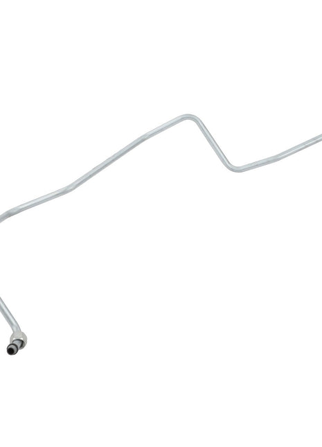 The AGCO Pipe - Acw284836A is a metallic automotive tubing featuring multiple bends and connectors at both ends.