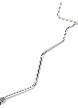 Displayed on a plain white background, the AGCO Pipe - Acw1440740 features multiple bends and connectors on both ends, exemplifying quality engineering. No current product description information is available.