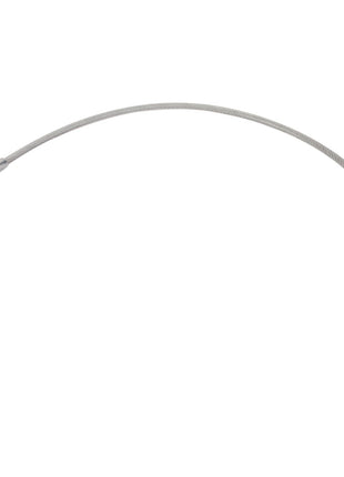 The AGCO | Cable - 8021693 by AGCO is a versatile metal cable with loops at both ends, commonly used for securing objects or as part of a suspension system.