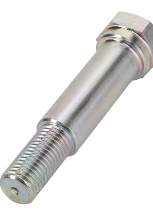 A close-up image of the AGCO | BOLT - D28384053, featuring a metallic hex bolt with a partially threaded shaft. No current product description information is available.