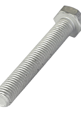 A close-up image of an AGCO Hexagonal Bolt - Acw1910360, with a silver threaded shaft, shown on a white background.